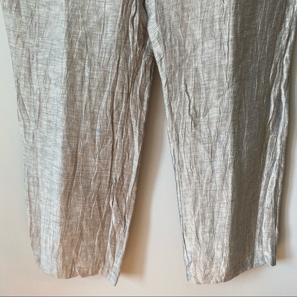 Gerry Webber womens silver grey wrinkle effect pants - size 12 - Picture 3 of 14